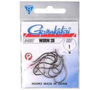 Gamakatsu Hook Worm 39 - Dropshot Lot de 4/12 hameçons pour pêche au drop shot et leurres en caoutchouc