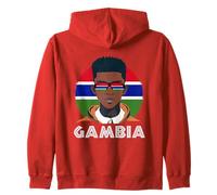 Gambie, Drapeau gambien, garçon gambien, garçon Africain, Adolescent gambien Sweat à Capuche