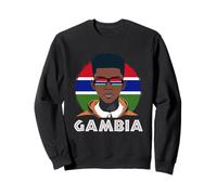 Gambie, Drapeau gambien, garçon gambien, garçon Africain, Adolescent gambien Sweatshirt