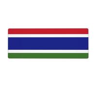 Gambie Tapis Pour Clavier Complet Avec Motif Drapeau Military| Bord Cousu| Adapté Aux Ordinateurs Portables/Bureaux À Domicile| Antidérapant| Durable Et Écologique