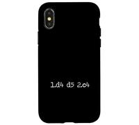 Gambit de la Reine d'échecs 1.d4 d5 2.c4 Coque pour iPhone X/XS