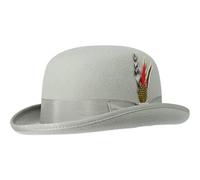 Gamble and Gunn Chapeau Melon Gris, Gris, S