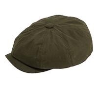 Gamble & Gunn Casquette en coton ciré avec bouton Marron - Marron - X-Large