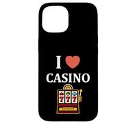 Gambling Win Jackpot Luck Gambler i Love Casino Coque pour iPhone 15
