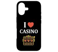 Gambling Win Jackpot Luck Gambler i Love Casino Coque pour iPhone 17