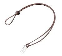 Gamboa 100% Cuir Attache Chapeau Cowboy et Soleil Cordon Amovible pour Homme et Femme