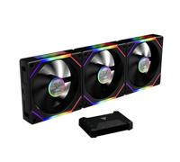 Lot de 3 Ventilateurs de boitier Aeolus P2U RGB - 12cm (Noir)