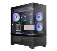 Boitier Moyen Tour ATX Gamdias Aura GC12 RGB avec panneau vitré (Noir)