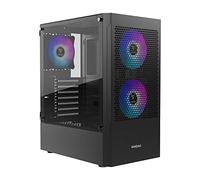 GAMDIAS Boitier Moyen Tour ATX Talos E3 Mesh RGB avec Panneaux vitrés (Noir)