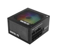 GAMDIAS Kratos P2-850G(EU) Alimentation PC pour Ordinateur de Bureau ATX, Entièrement Modulaire, 80+ Gold, Ventilateur ARGB Sync PWM Silencieux, Complètement DC-DC, Conception de Circuit résonant LLC