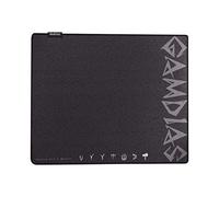 GAMDIAS NYX Speed Noir - Tapis de souris (Noir, Uniforme, Tissu, Base antidérapante, Tapis de souris de jeu)