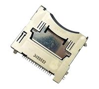 Game Card Slot, Easy Install Connector, Quick Reader Design, Travel-Friendly Structure, Electronic Product Replacement for Women Boys Youth Multi-Console Owners Gamers on the-move 1,77 x 1,57 x 0,2 in