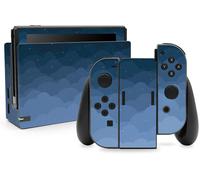 Game Console Protective Film Sticker for Joy-Con and Charging Station,Premium Scratch Protection,Sticker Design RX021 (No.24,Starry Sky)