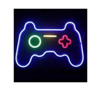 Game Controller Neon Sign USB Power Glow LED Neon Light for Gamer Room Decor Gamer Gift for Teenage Boys Room Decor Game Controller Sign 25-