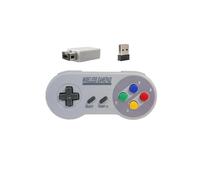 Game Controller Wireless 2.4G Gamepad Joypad Joystick Compatible for SNES Mini PC Windows NS Switch Colorful Button