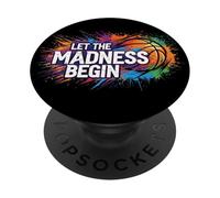 Game Day Madness - Prêt pour Le Support de Basket-Ball PopSockets PopGrip Adhésif