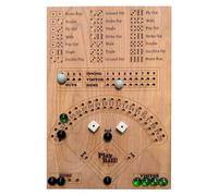 Game De Baseball en - Table De Planche en | Jeu De Mathématiques avec Les Dés | 13.78x9.84x0,2 Pouces, Stratégie De Jeu De Cerveau pour Le Divertissement Familial, Fête, Jouet Éducatif