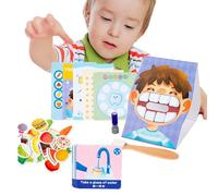 Game De Compétence Motorisée - Papier, 9.29x7.17x2.56 Pouce Dentiste Ensemble De Moteur Fin | Jouet d'apprentissage des Soins Bucco-Dentaire, Brush Teeth Playset pour Les Tout-Petits, Les D'âg