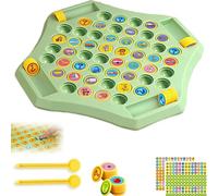 Game de Conseil d'administration de Match, Jeu de mémoire à l'échec, Jeux de Match éducatif pour Les Enfants et Les Tout-Petits, Les Jeux de Conseil d'échecs en Plastique (Fruit)