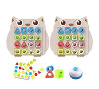 Game de Correspondance de Forme, Jeu Cognitive Challenge, 23,5x23x1,5 cm, Jeu de Forme de de tri de tri de, matériau de sécurité, pour Les d'âge préscolaire pour garçons