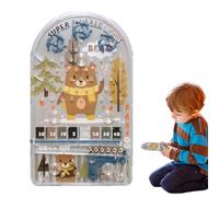 Game de Flipper à Main - Diverses difficultés Poche pour Les, Mini Jeu Portable, Amusant et divertissant Adultes | Jeu Voyage Compact la Maison, Le Plein