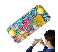 Game de main-d'œuvre Aqua anneaux Aqua Handshelds Waterr Gamed | Waters Ring Toss et Basketball Hoop Toy - Cadeau pour les 3 4 5 6 7 8 9 - Nostalgic 80's Retro Mini Mini Games - Fun Car Road T