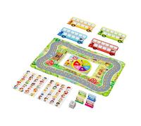 Game De Table De Puzzle De Mathématiques - Ensemble D'ajout D'arrêt De Bus, Jouet De Comptage Logique, Activité D'apprentissage Des Nombres | Outil D'illumination Avec Des Pièces Colorées, Des Enseign