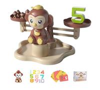 Game d'équilibre mathématique - Aide d'apprentissage Amusante, kit de Correspondance des nombres, équilibre Animal | Engageant Un Jouet STEM Pratique avec des Formes mathématiques, Un Mot-clé à Queue