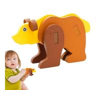Game des blocs d'animaux - 3D Miniature Puzzle Building Bricks for Kids with Interactive Construction Fonction, Toy pour l'anniversaire, Journée des , Motor Skill Development, 7,09x5,91 pouces