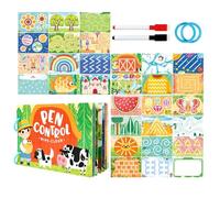 Game des Cartes de contrôle du Stylo - Early Education Interactive, Kids Handwriting Training Training Control Cartes | Formation de l'écriture Manuscrite réserver des Cards pour 2 à 6 Ans