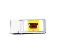 Game Dialogue Press The Assault Porte-monnaie fin en acier inoxydable