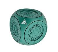 Game Dice - Ensemble de dés transparents D6 en polyèdre acrylique, dés numérotés colorés avec bords lisses | Accessoires pour jeux de société, table top RPG, apprentissage mathématique, apprentissage