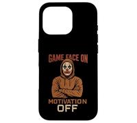 Game Face on Motivation Off, génération X des années 70 et 80 Coque pour iPhone 16 Pro