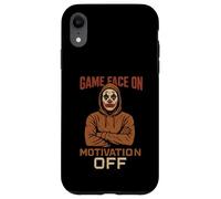 Game Face on Motivation Off, génération X des années 70 et 80 Coque pour iPhone XR