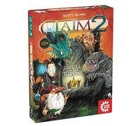 Game Factory 646223 Claim 2 Le Duel Autour du Trône Jeu de Cartes Jeu de Point Deux Joueurs