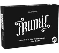 Game Factory 646226 Frantic-The Mischievous Card Game Jeu de Cartes Noir Blanc
