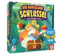 Game Factory 646323 Les clés Magiques, Jeu de dés Magiques pour Enfants à partir de 6 Ans, Jeu Familial pour 2 à 4 Joueurs, Jeu d'enfant de l'année 2024
