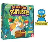 Game Factory 646323 Les clés Magiques, Jeu de dés Magiques pour Enfants à partir de 6 Ans, Jeu Familial pour 2 à 4 Joueurs, Jeu d'enfant de l'année 2024
