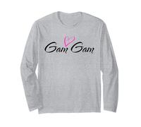 Game Gam Cœur Rose Cadeau Amusant pour Tante, Grand-mère, Maman Manche Longue