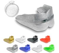 GAME GUARD Protège-dents double - Protège-dents vert/Protège-gencives - pour dents supérieures et inférieures - Protège-dents, homologué CE, boxe, MMA, sport
