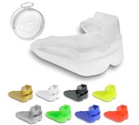 GAME GUARD Protège-dents Double Vert - Pour Dents Supérieures et Inférieures - Homologué CE, Boxe, MMA, Sport