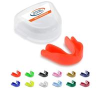 GAME GUARD - Protège-dents pour la boxe, le rugby, le hockey, le karaté, le taekwondo/protège dent pour enfant, junior de 8, 9, 10, 11, 12 ans. Approuvé CE - Protège leurs dents et leurs
