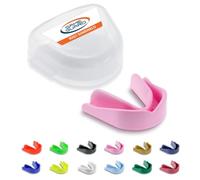 GAME GUARD - Protège-dents pour la boxe, le rugby, le hockey, le karaté, le taekwondo/protège dent pour enfant, junior de 8, 9, 10, 11, 12 ans. Approuvé CE - Protège leurs dents et leurs