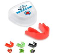 GAME GUARD - Protège-dents pour la boxe, le rugby, le hockey, le karaté, le taekwondo/protège dent pour enfant, junior de 8,9,10,11,12 ans. - Protège leurs dents et leurs (Saveur de fraise)