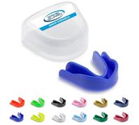 GAME GUARD - Protège-dents pour la boxe, le rugby, le hockey, le karaté, le taekwondo/protège dent pour enfant, junior de 8, 9, 10, 11, 12 ans. Approuvé CE - Protège leurs dents et leurs