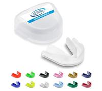 GAME GUARD - Protège-dents pour la boxe, le rugby, le hockey, le karaté, le taekwondo/protège dent pour enfant, junior de 8, 9, 10, 11, 12 ans. Approuvé CE - Protège leurs dents et leurs