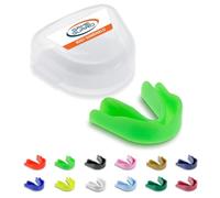 GAME GUARD - Protège-dents pour la boxe, le rugby, le hockey, le karaté, le taekwondo/protège dent pour enfant, junior de 8, 9, 10, 11, 12 ans. Approuvé CE - Protège leurs dents et leurs