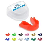 GAME GUARD - Protège-dents pour la boxe, le rugby, le hockey, le karaté, le taekwondo/protège dent pour enfant, junior de 8, 9, 10, 11, 12 ans. Approuvé CE - Protège leurs dents et leurs