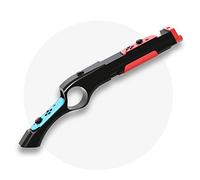 Game Gun Controller for Nintendo Switch/Switch OLED JoyCons Shooting Games,Call of Juarez,Sniper Elite 3, Big Buck Hunter,Resident Evil and Others,for Switch Hand Grip Shooting Games Accessory