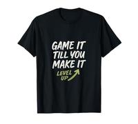 Game It Till You Make It Urban Brush Équipement de jeu T-Shirt